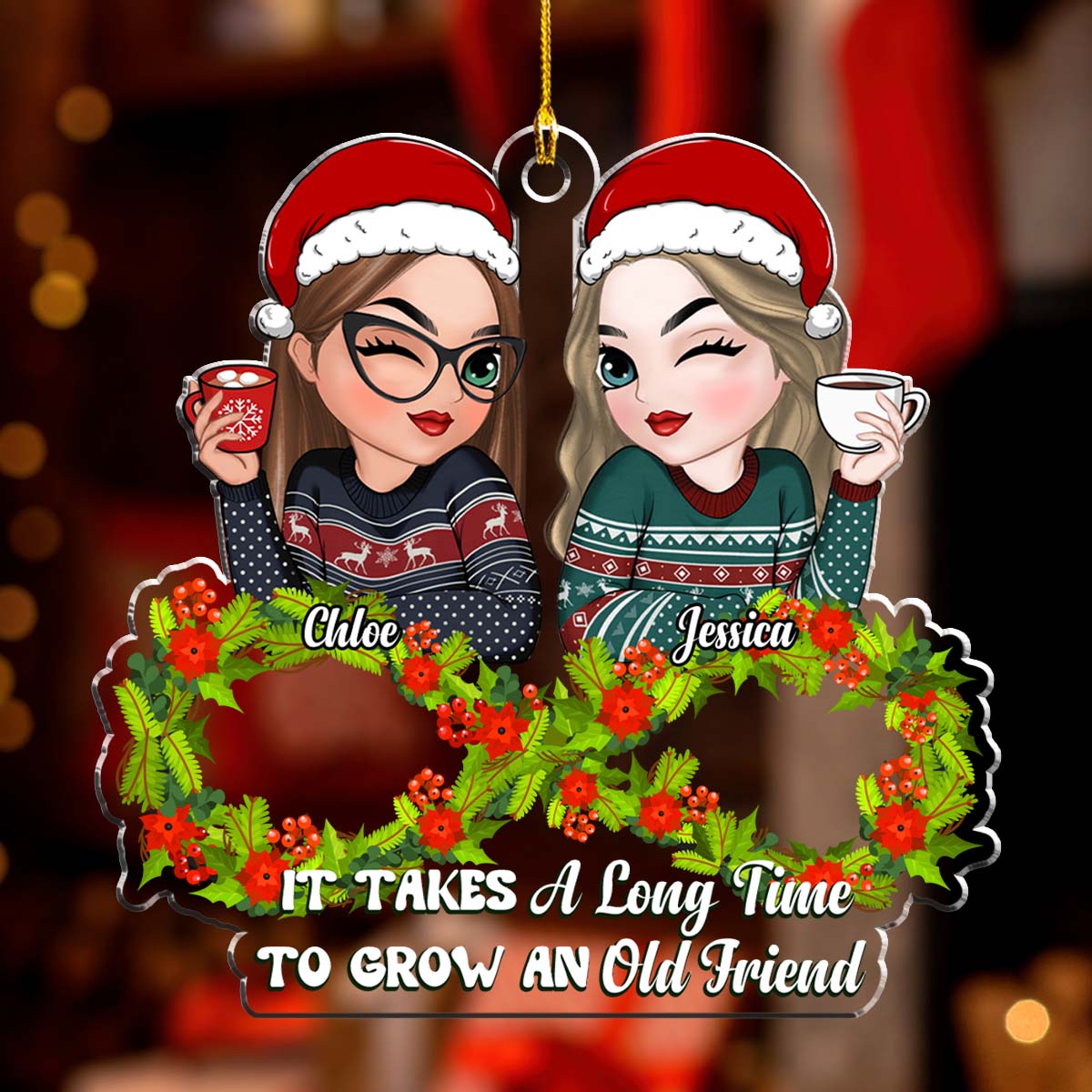 It Takes A Long Time - Personalized Custom Acrylic Ornament