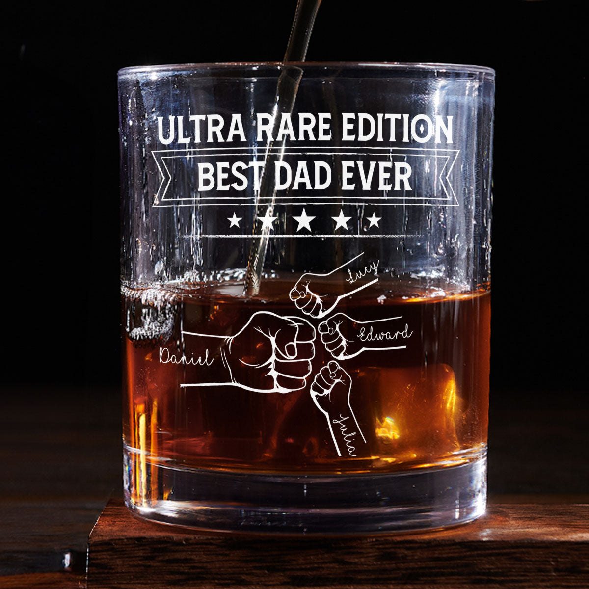 Ultra Rare Edition - Personalized Custom Whiskey Glass