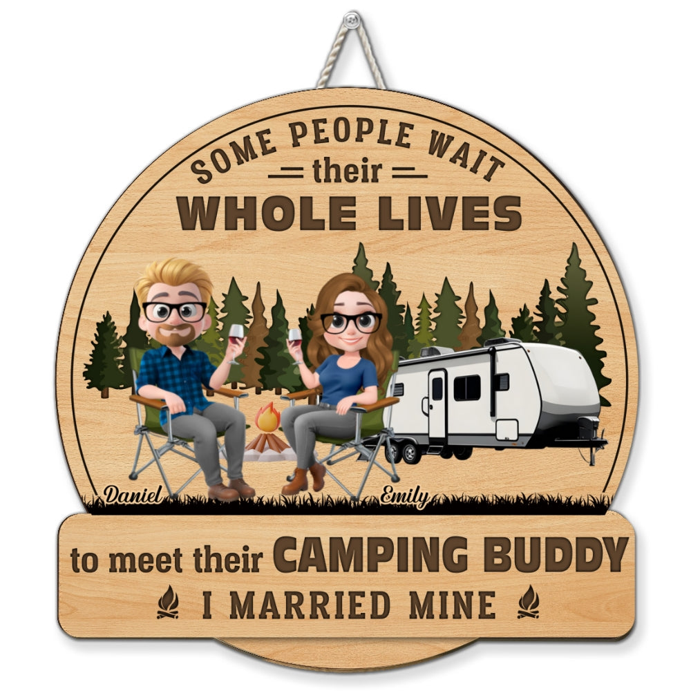 You Me And The Wild - Personalized Custom Wood Sign