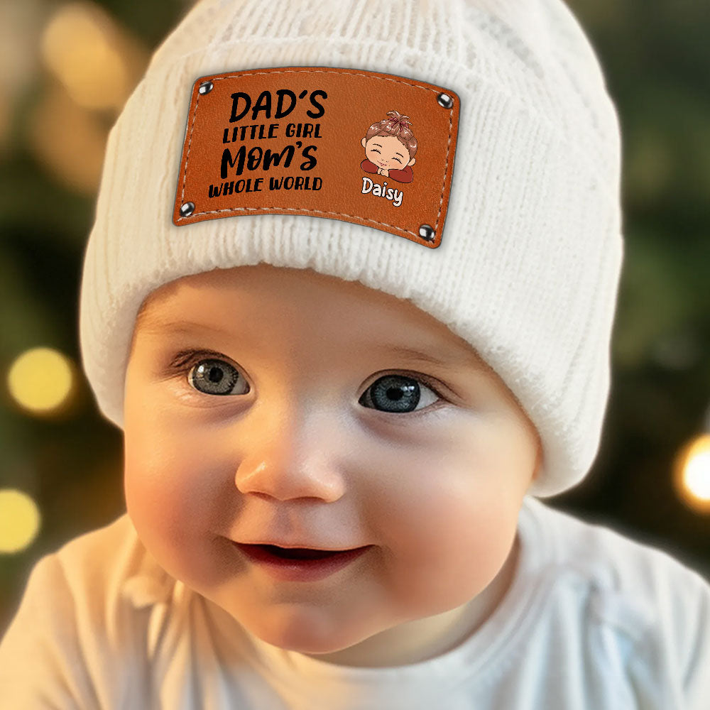 Whole World Of Daddy And Mama - Personalized Custom Beanie