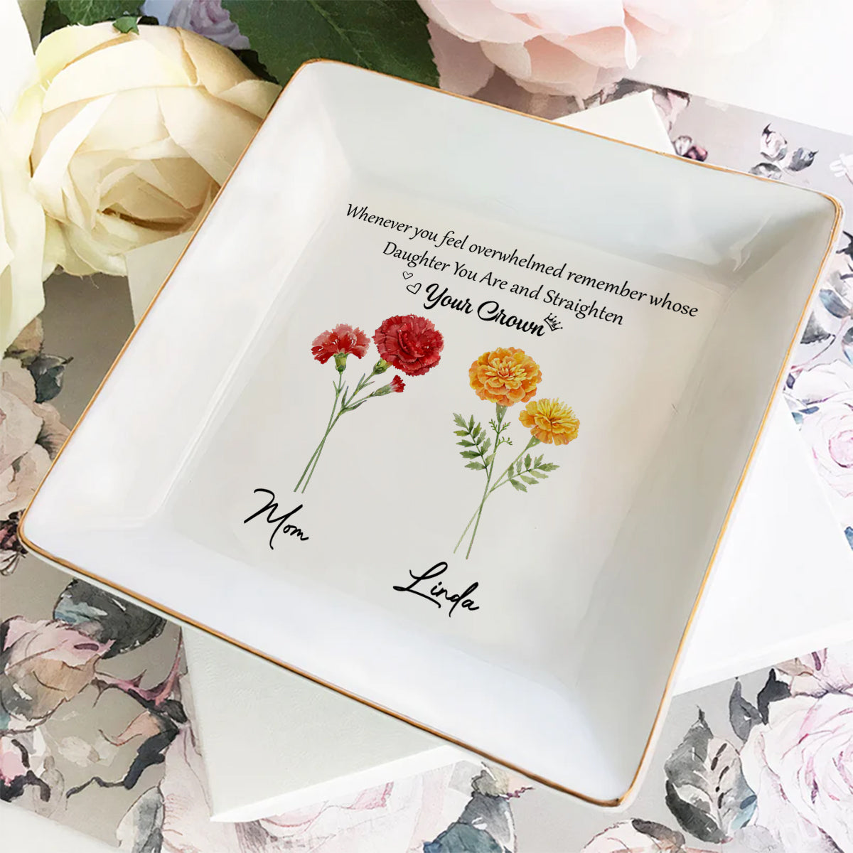 You Are My Daughter - Personalized Custom Jewelry Dish