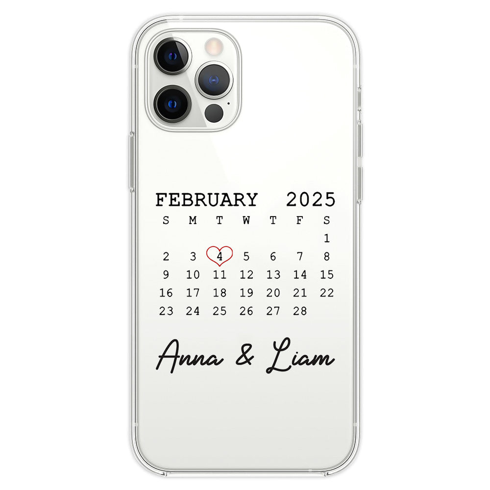 Save The Date Forever - Personalized Custom Phone Case