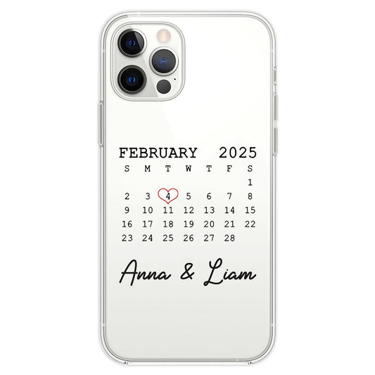 Save The Date Forever - Personalized Custom Phone Case