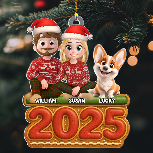 We And Our Dog Cookies - Personalized Custom Acrylic Ornament