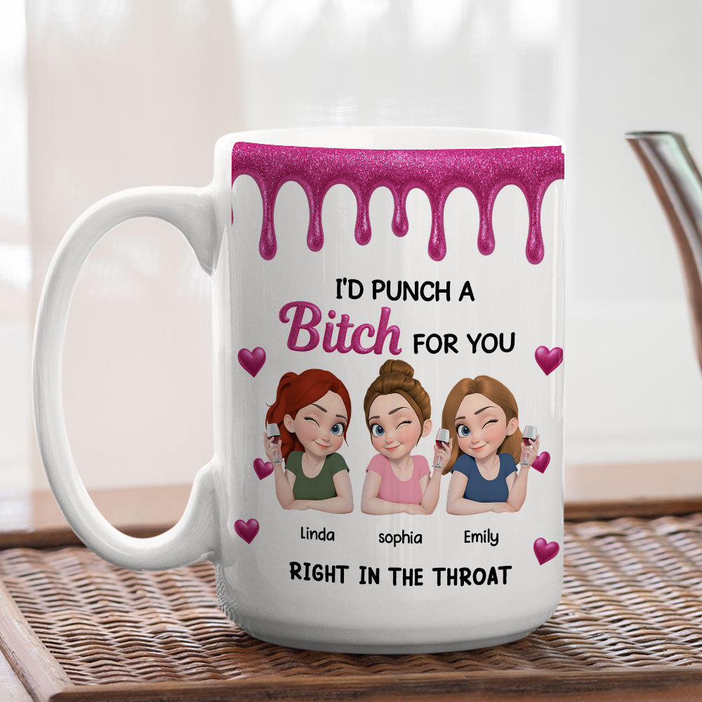 Punch For You My Girl - Personalized Custom Coffee Mug
