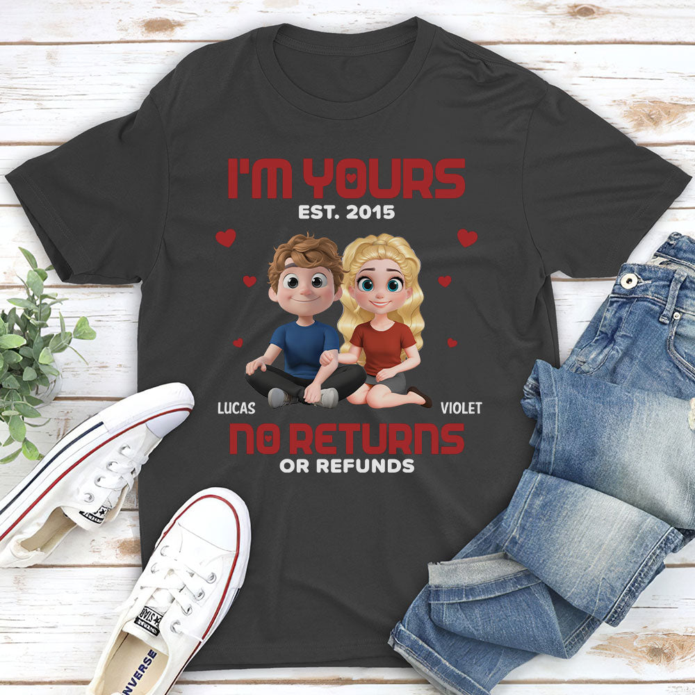 I Am Yours EST - Personalized Custom Shirt