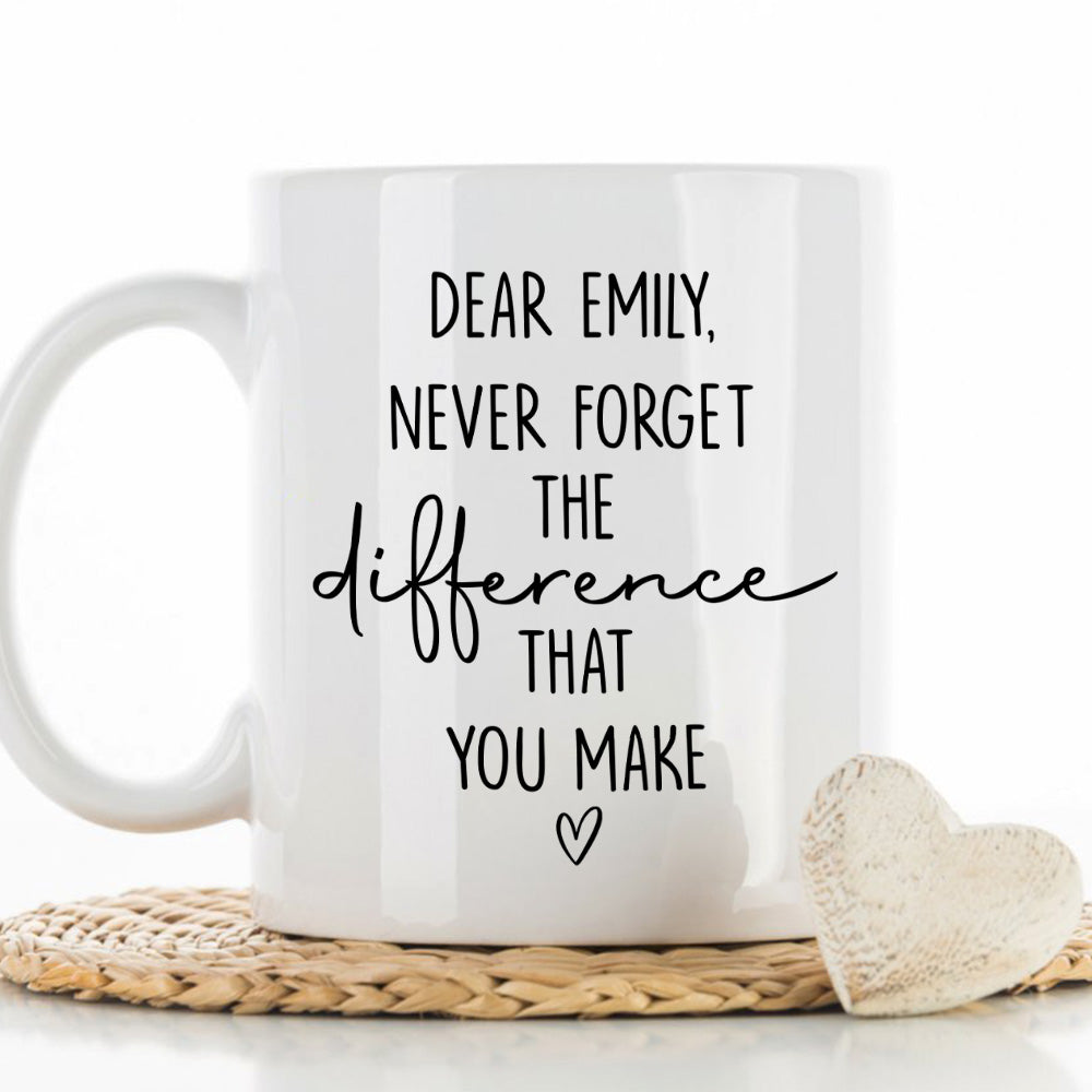 Keeping Going - Personalized Custom Coffee Mug