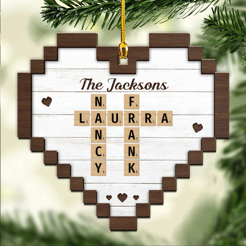 Home Sweet Home - Personalized Custom Wood Ornament