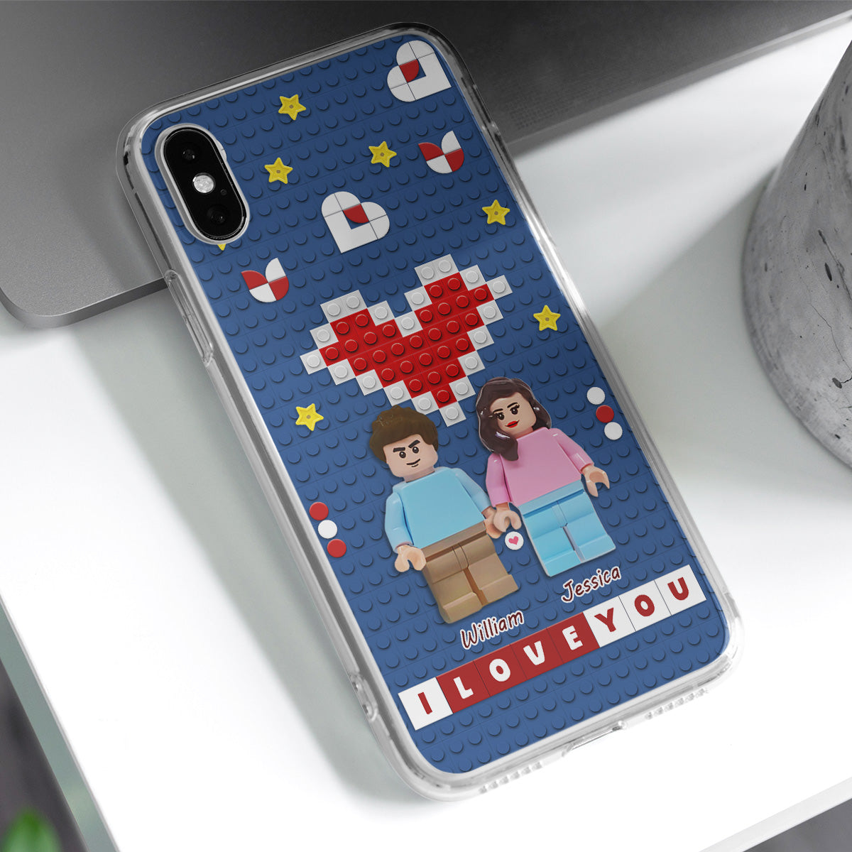 Lego Couple - Personalized Custom Phone Case