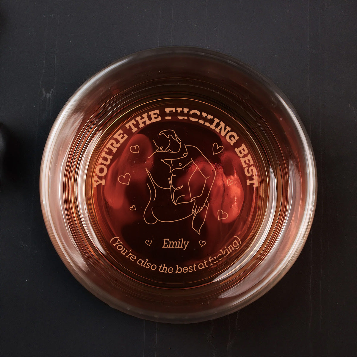 Freaking Best - Personalized Custom Engraved Whiskey Glass