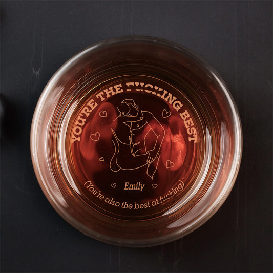 Freaking Best - Personalized Custom Engraved Whiskey Glass