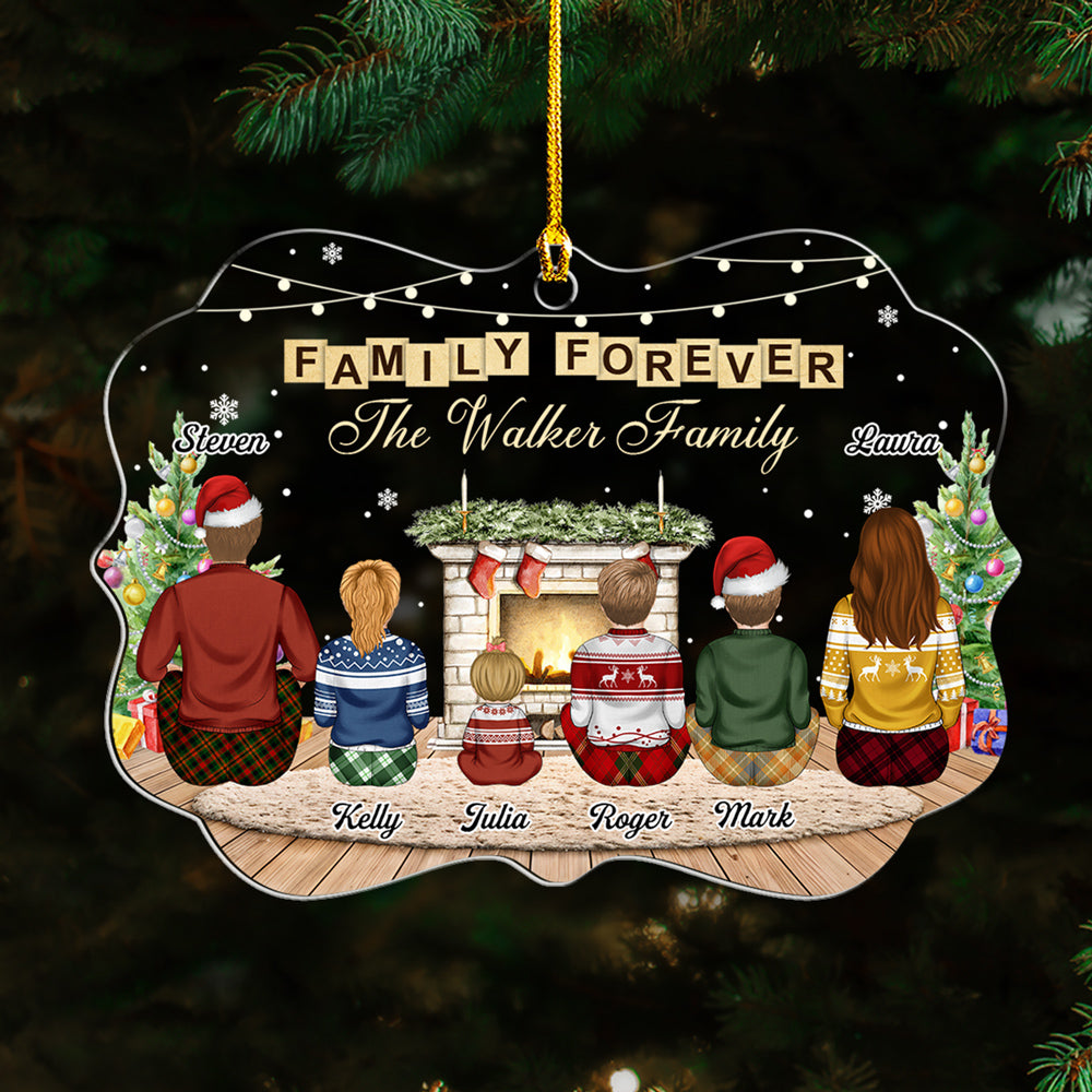 Forever Family - Personalized Custom Acrylic Ornament