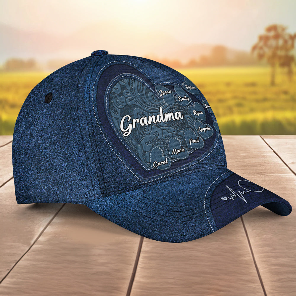 Sweethearts Of Grandma - Personalized Custom Classic Cap