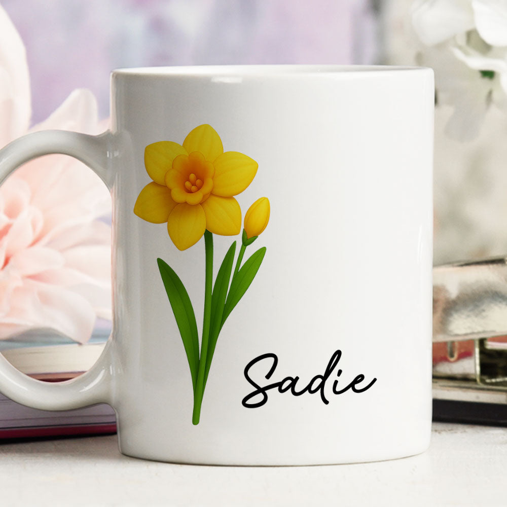 Friends Are Flowers That Never Fade 2 - Personalized Custom Coffee Mug