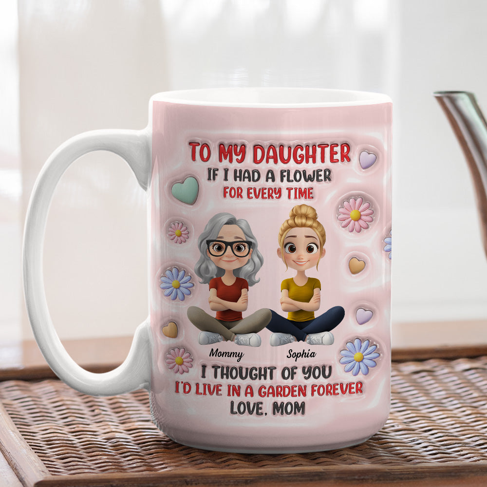 A Garden Full Of Love - Personalized Custom 3D Inflated Effect Mug