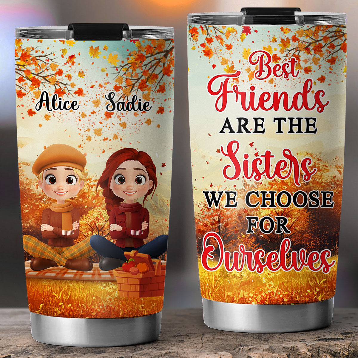 Always Choose You Fall Season - Personalized Custom Tumbler