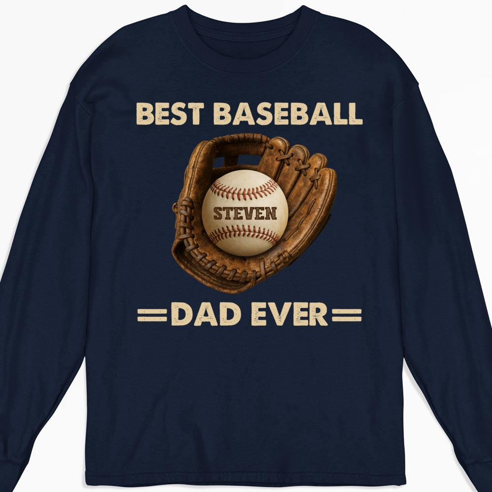Baseball Dad - Personalized Custom Shirt