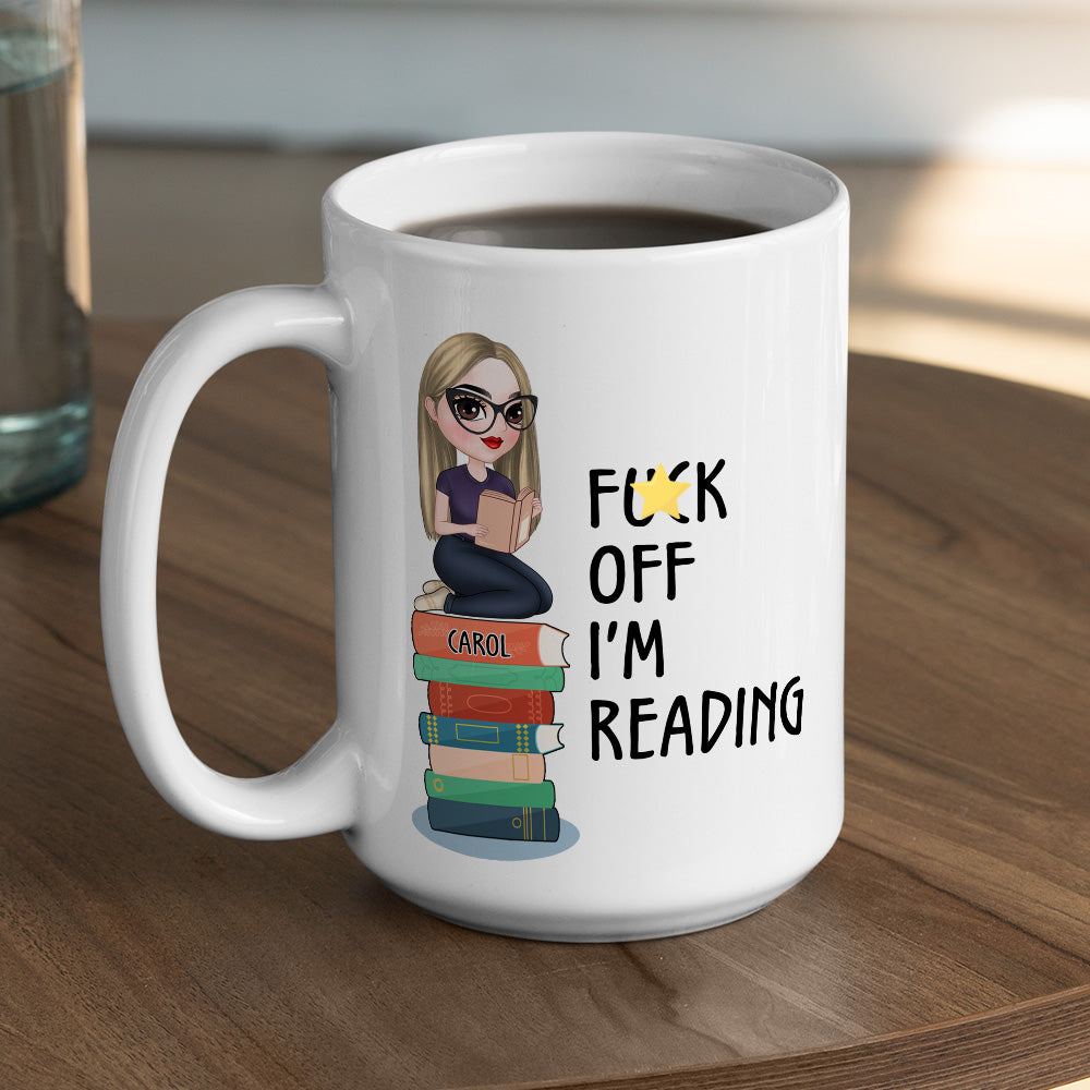 I Am Reading - Personalized Custom Coffee Mug