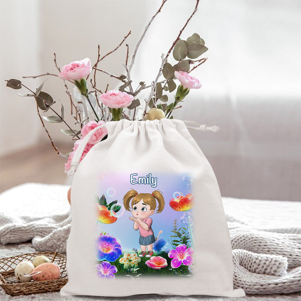 Easter Blooms Of Joy - Personalized Custom Favor Bag