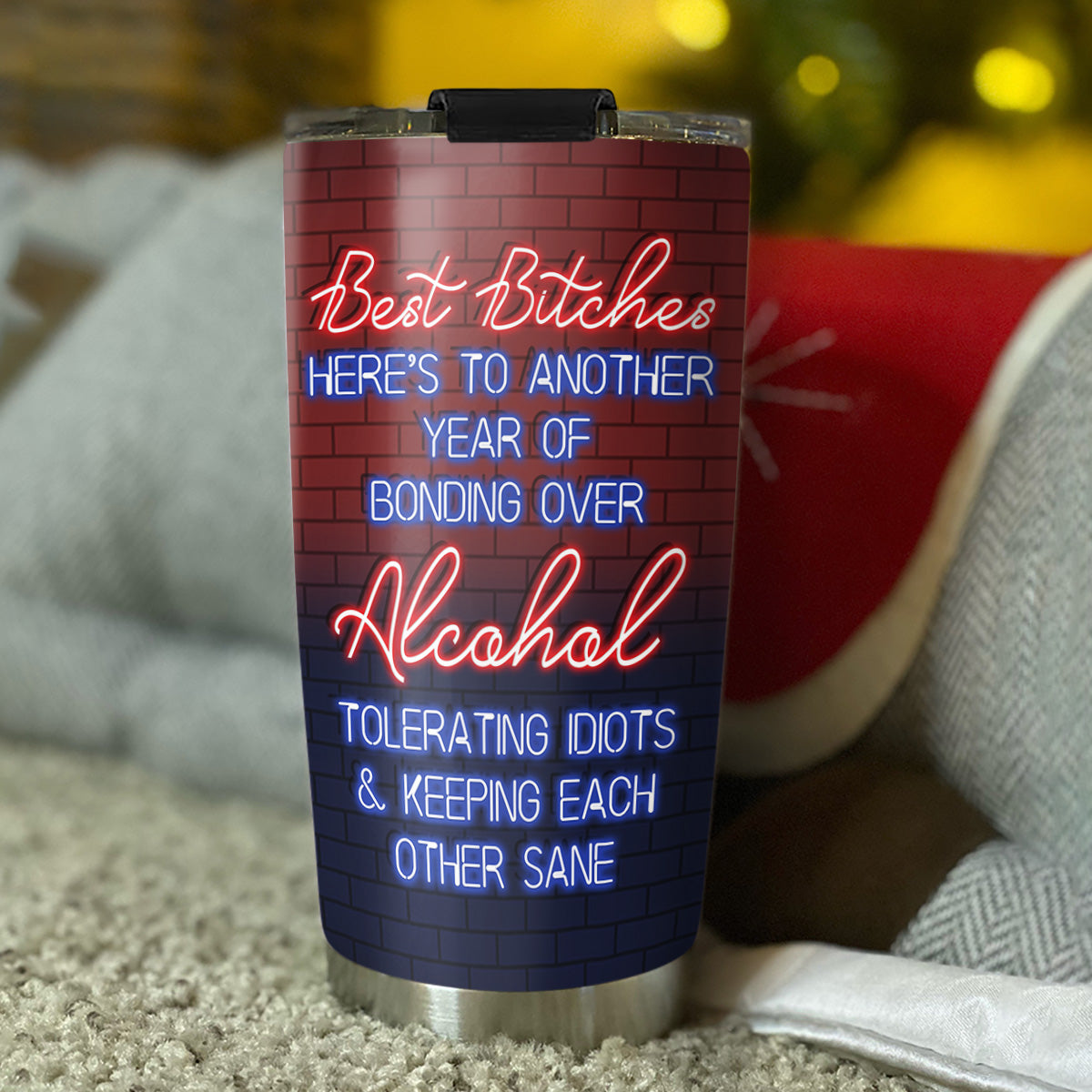 Alcohol Best Friends - Personalized Custom Tumbler