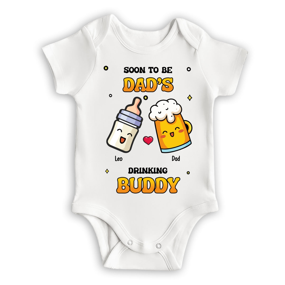 Father Buddy - Personalized Custom Baby Onesie