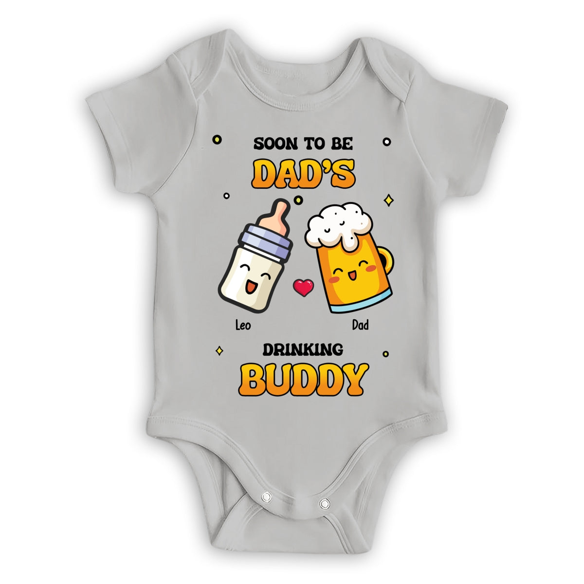 Father Buddy - Personalized Custom Baby Onesie
