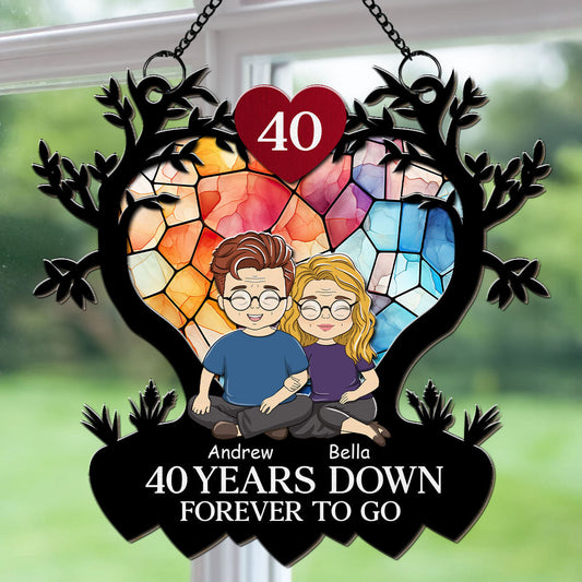 Love Forever - Personalized Custom Suncatcher