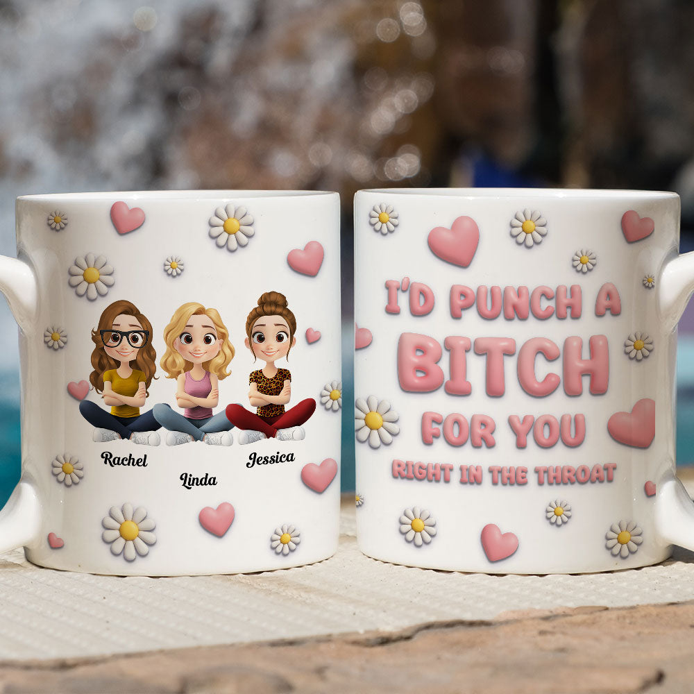For You Cartoon - Personalized Custom 3D Effect Mug