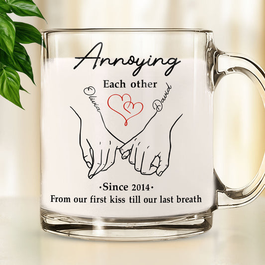 Till Our Last Breath - Personalized Custom Glass Mug