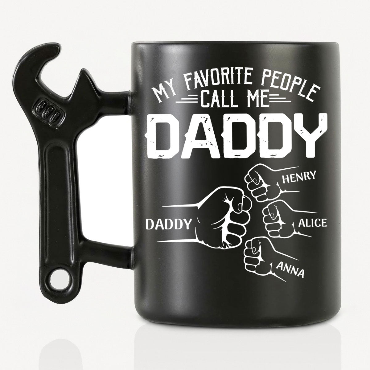 My Favorite People â€?Personalized Custom Wrench Handle Mug