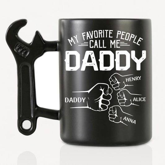 My Favorite People â€?Personalized Custom Wrench Handle Mug