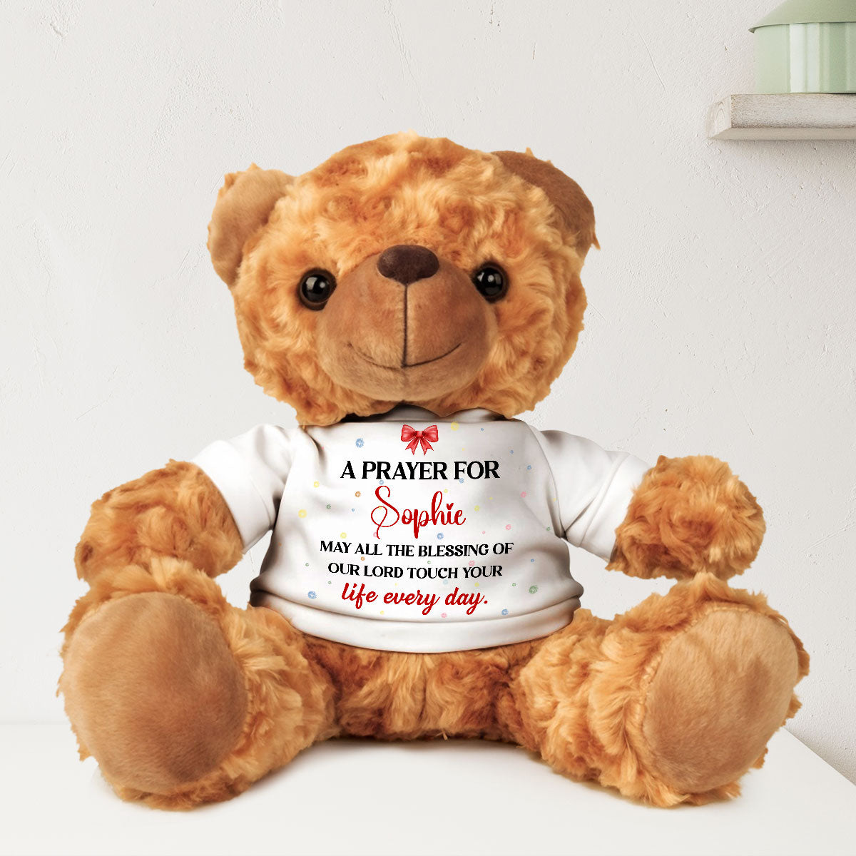 A Prayer For My Baby - Personalized Custom Cuddle Bear