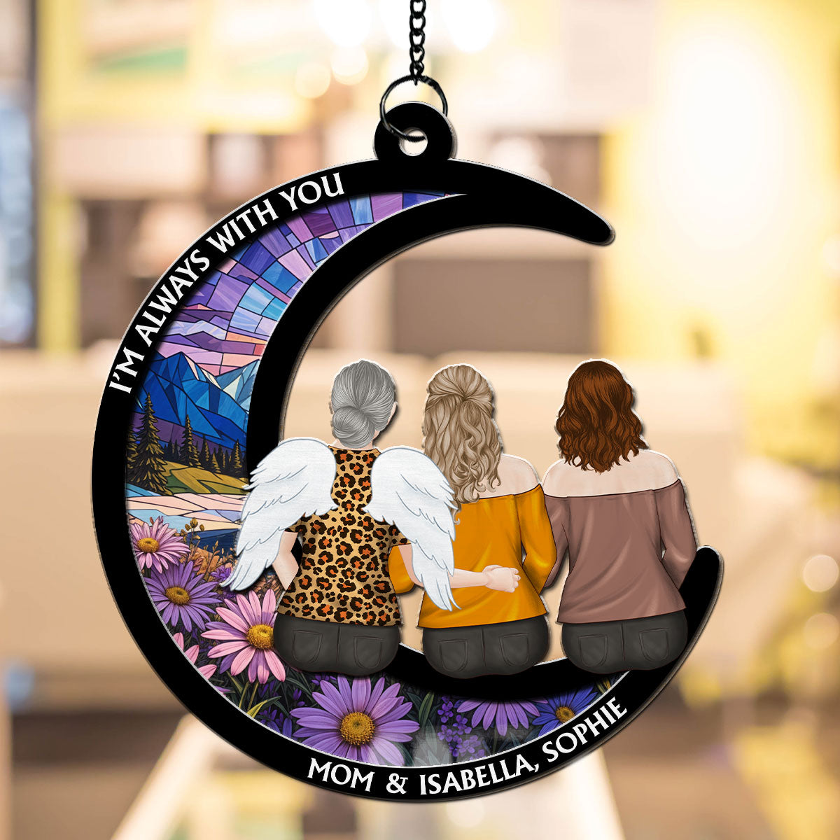 Always With You - Personalized Custom Suncatcher