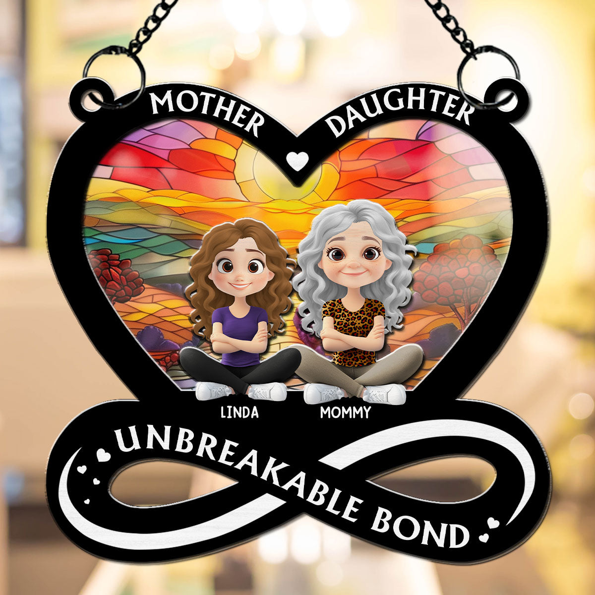 Unbreakable Bond - Personalized Custom Suncatcher