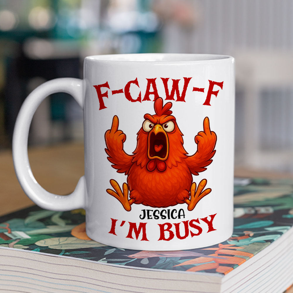 Hooked On Peace And Quiet - Personalized Custom Coffee Mug