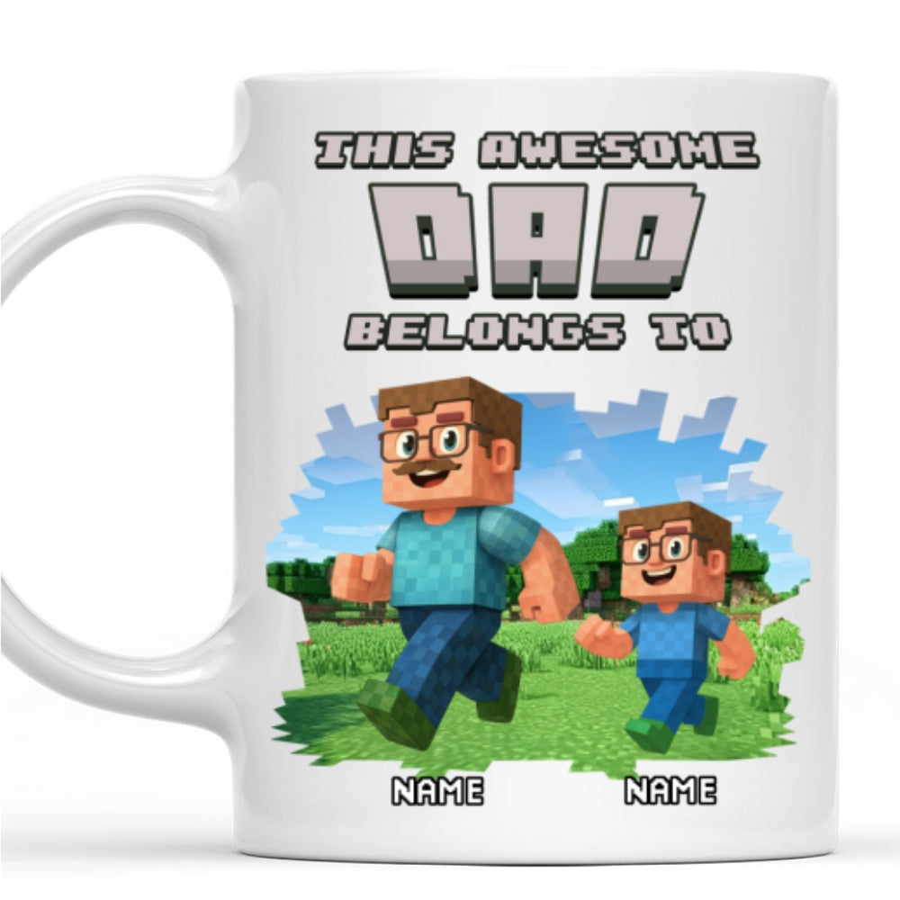 Crafted With Love - Personalized Custom Coffee Mug