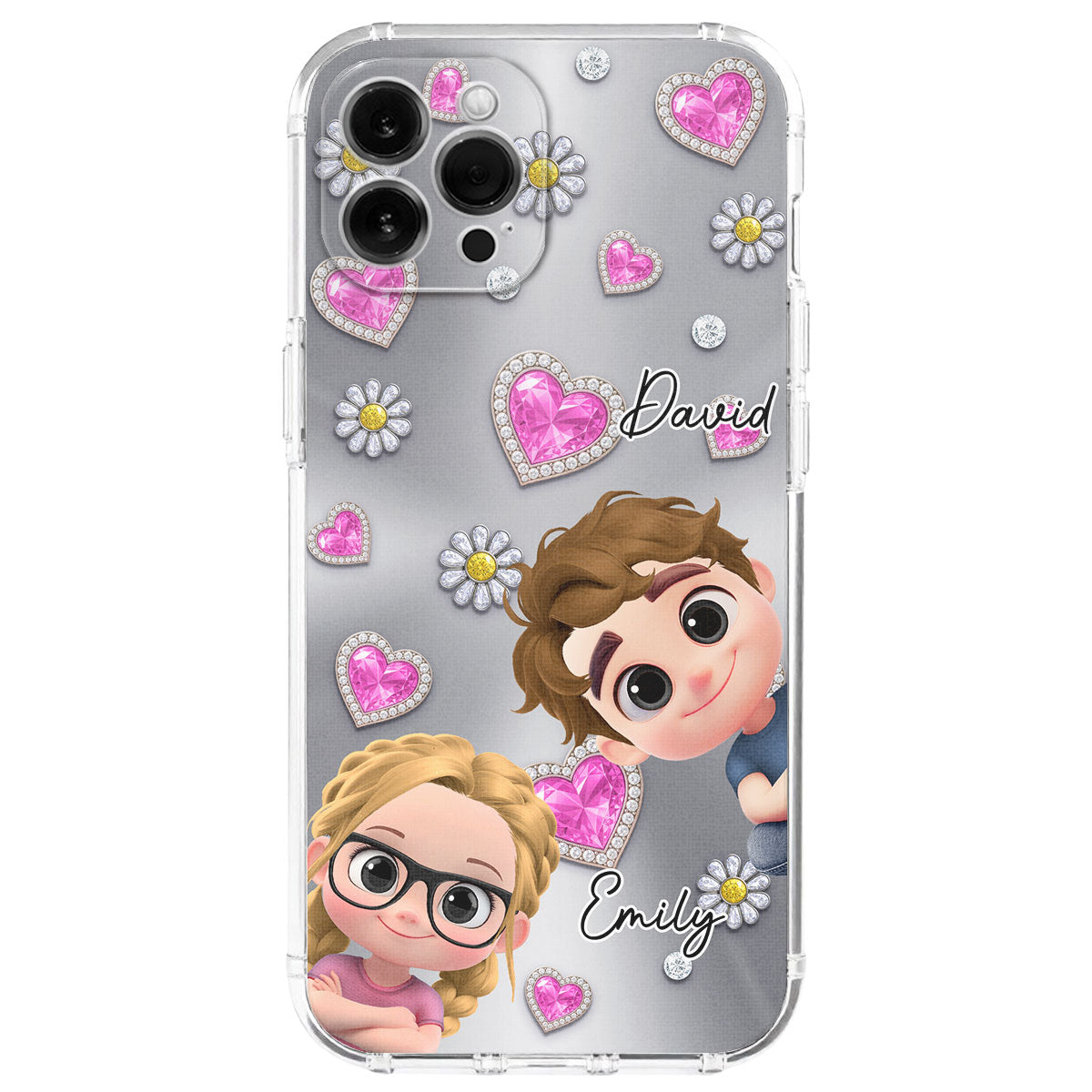 My Lovely Grandkids - Personalized Custom 3D Effect Phone Case