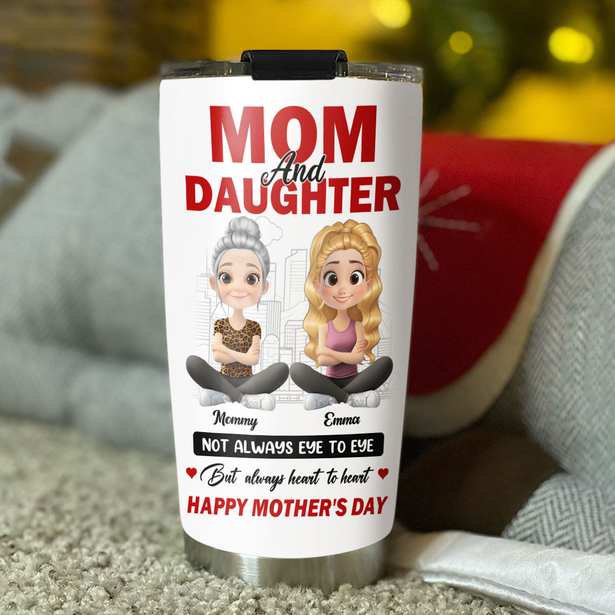 We May Disagree Love Stays Strong - Personalized Custom Tumbler