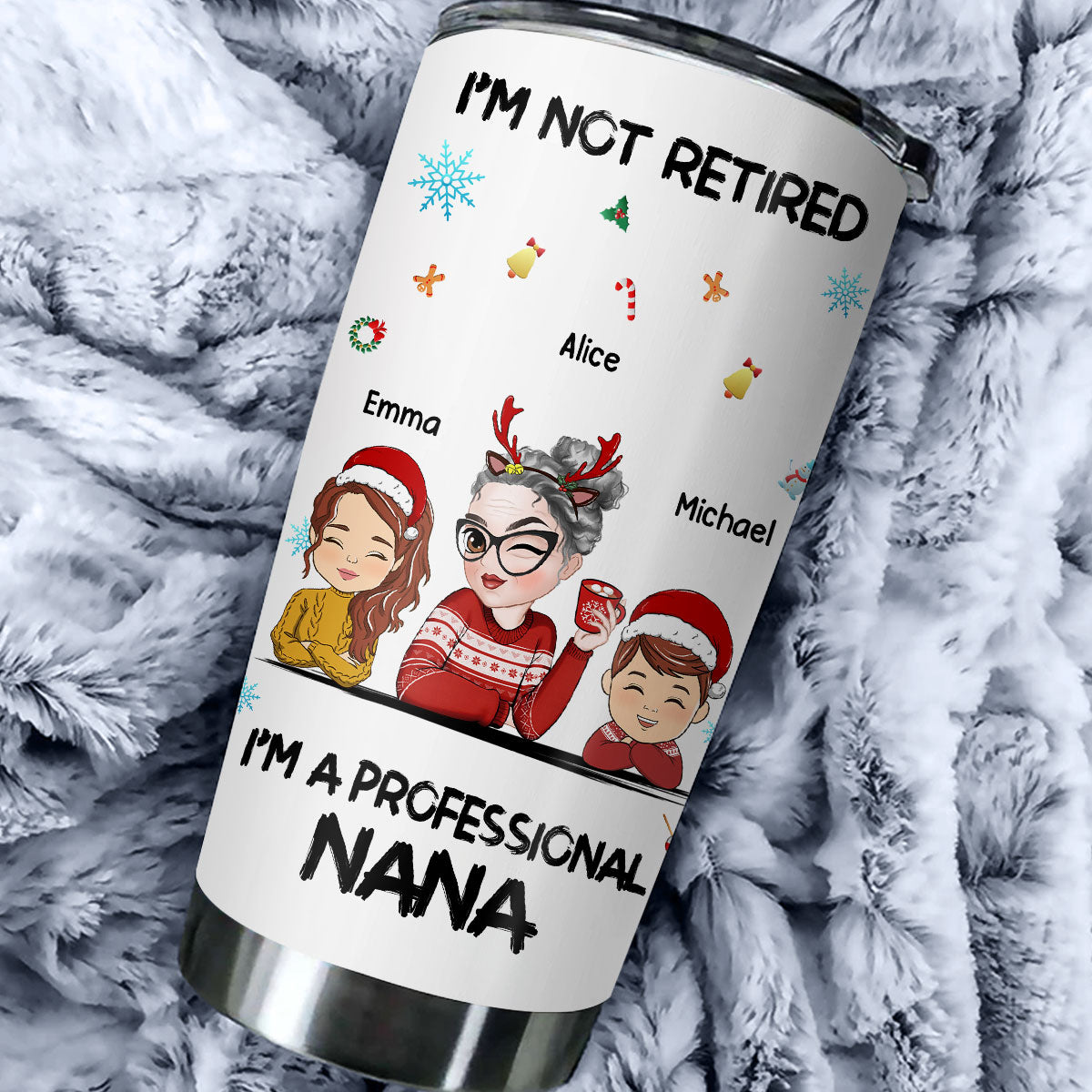I Am Professional Grandma - Personalized Custom Tumbler