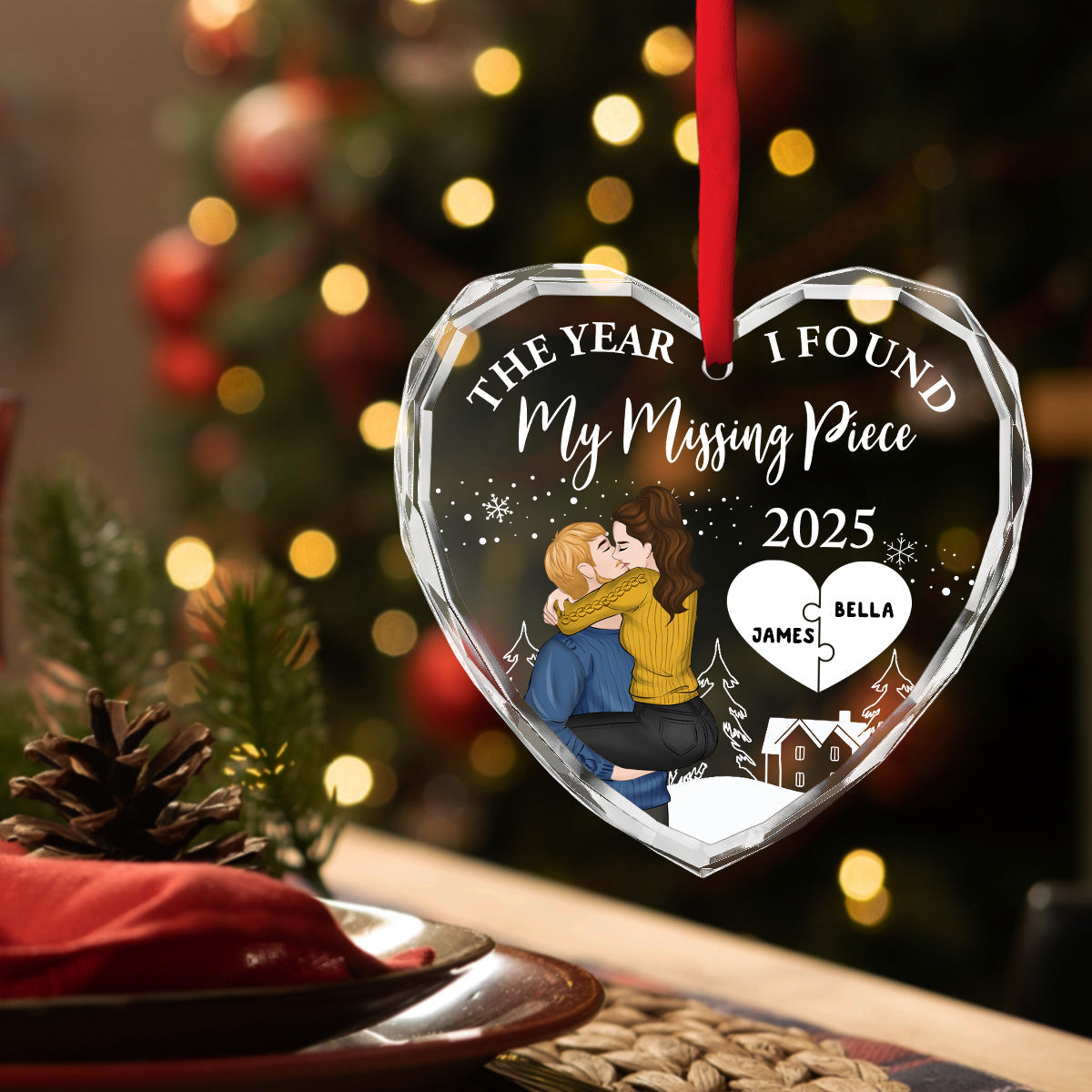The Piece I Found - Personalized Custom Glass Ornament