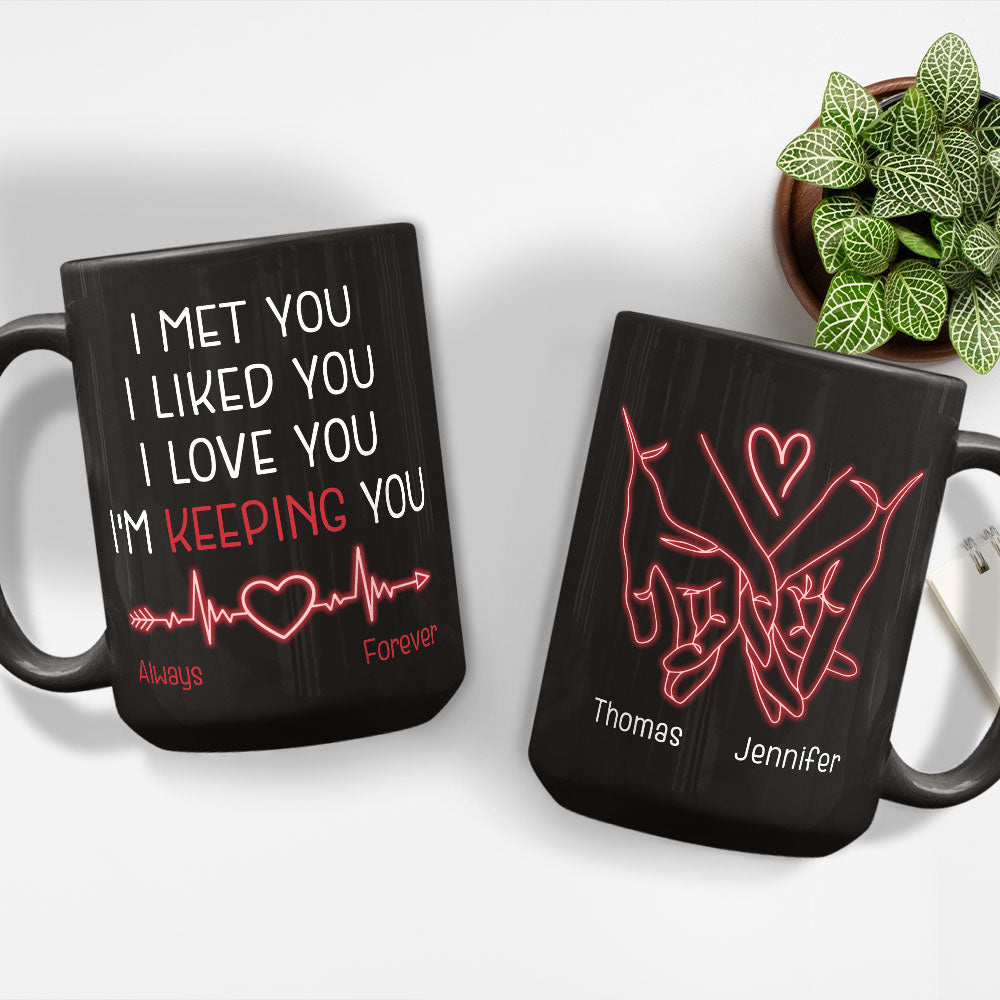 Always And Forever - Personalized Custom Coffee Mug