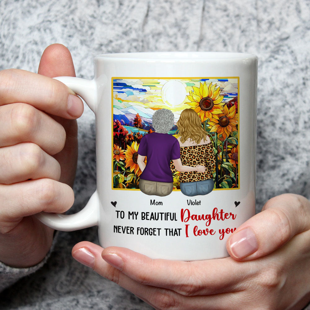 Never Forget I Love You - Personalized Custom Coffee Mug