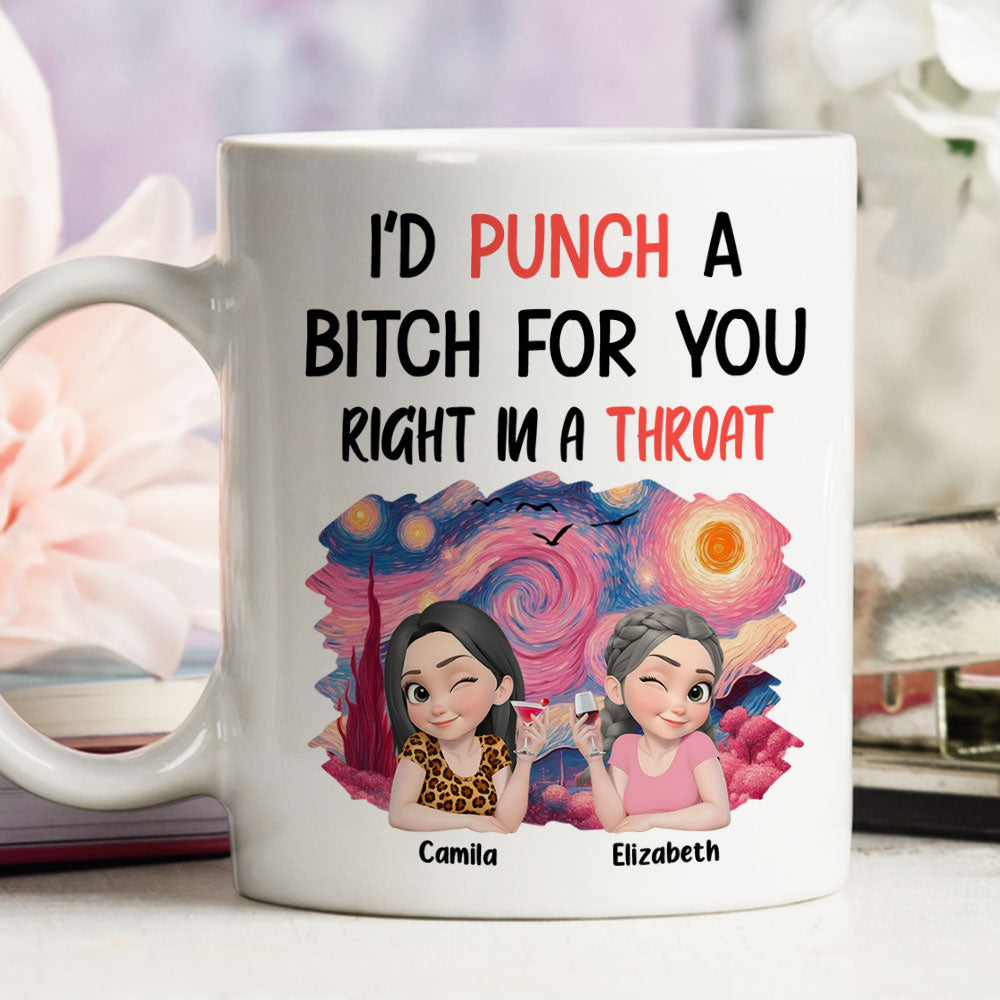 Punch Right In - Personalized Custom Coffee Mug