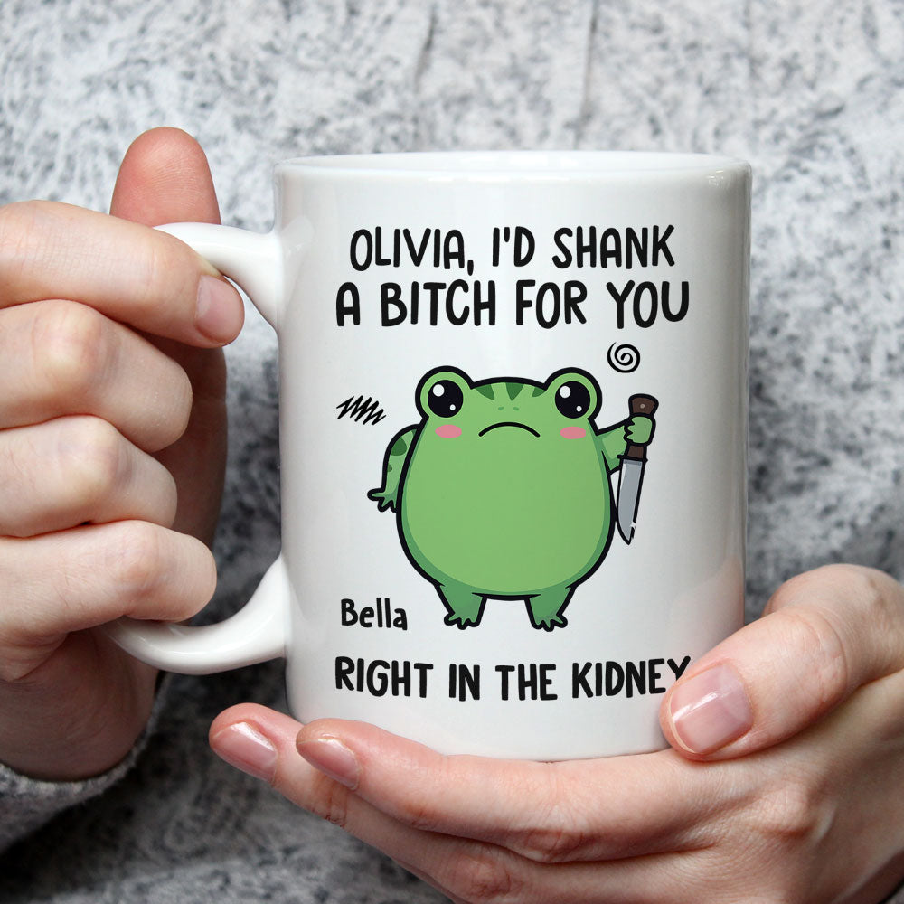 Enjoy Coffee, Share Smiles, Stand by Each Other - Personalized Custom Coffee Mug