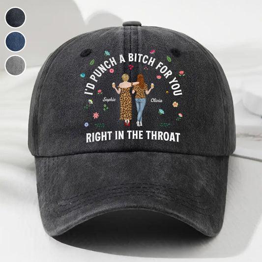 Do It For You - Personalized Custom Vintage Washed Denim Cap