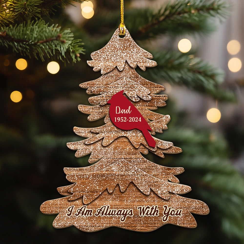 In Loving Memory - Personalized Custom Wood Ornament