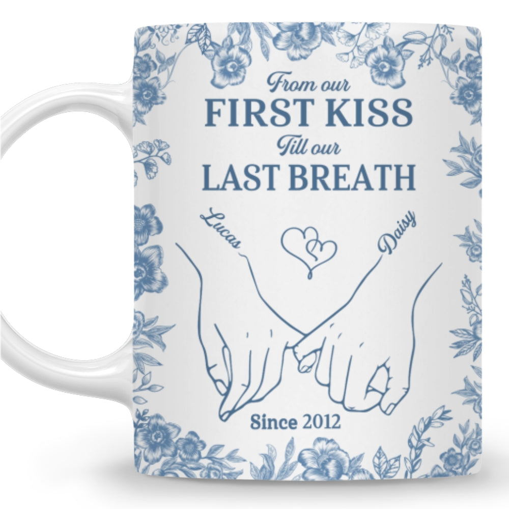 First Kiss - Personalized Custom Coffee Mug