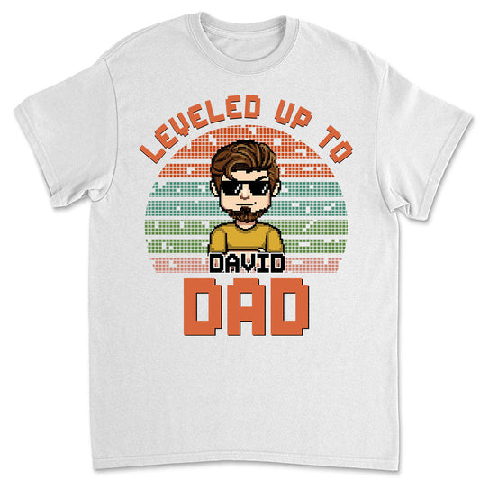 Leveled Up - Personalized Custom T-shirt And Onesie
