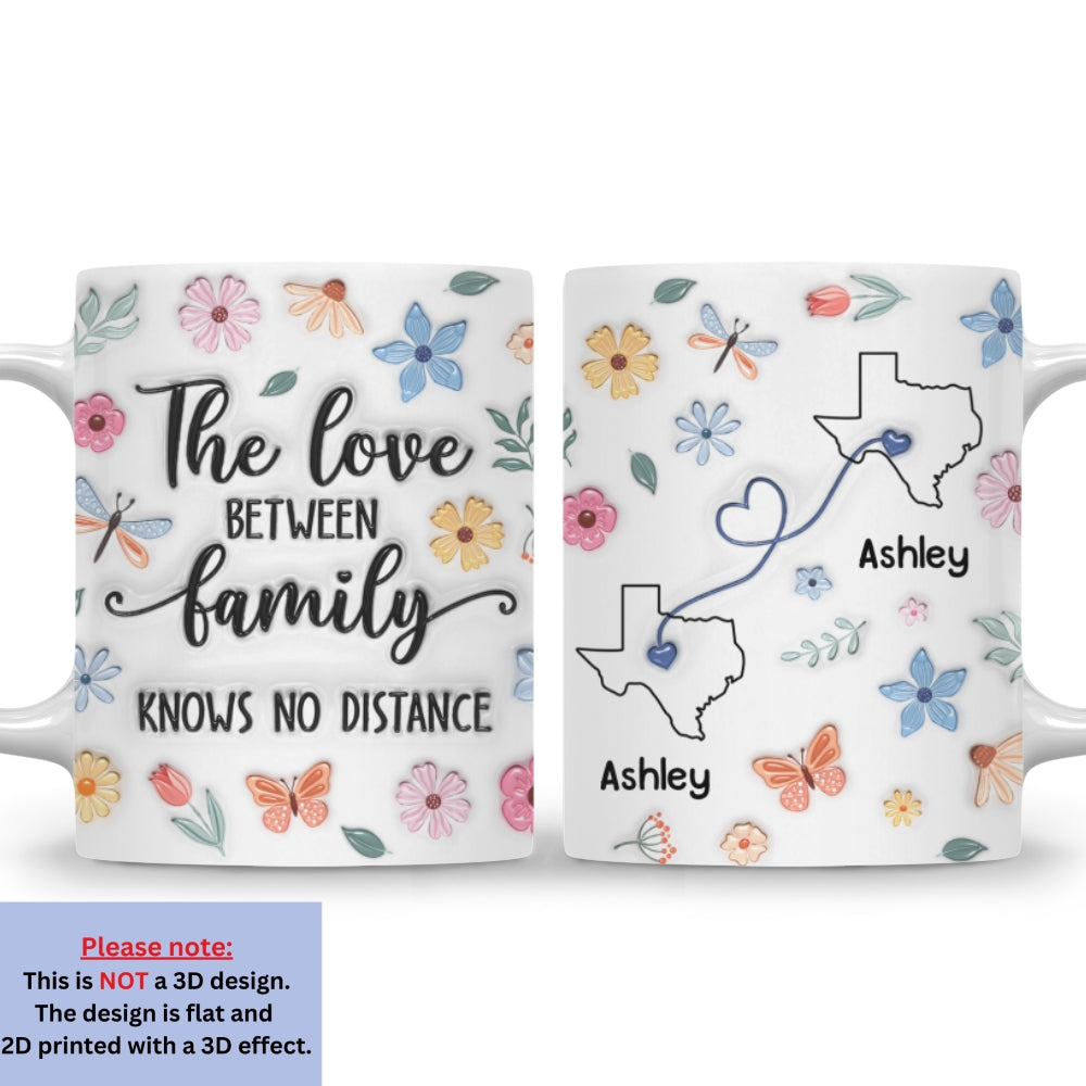 Family Bonds Last Forever Strong - Personalized Custom 3D Inflated Effect Mug