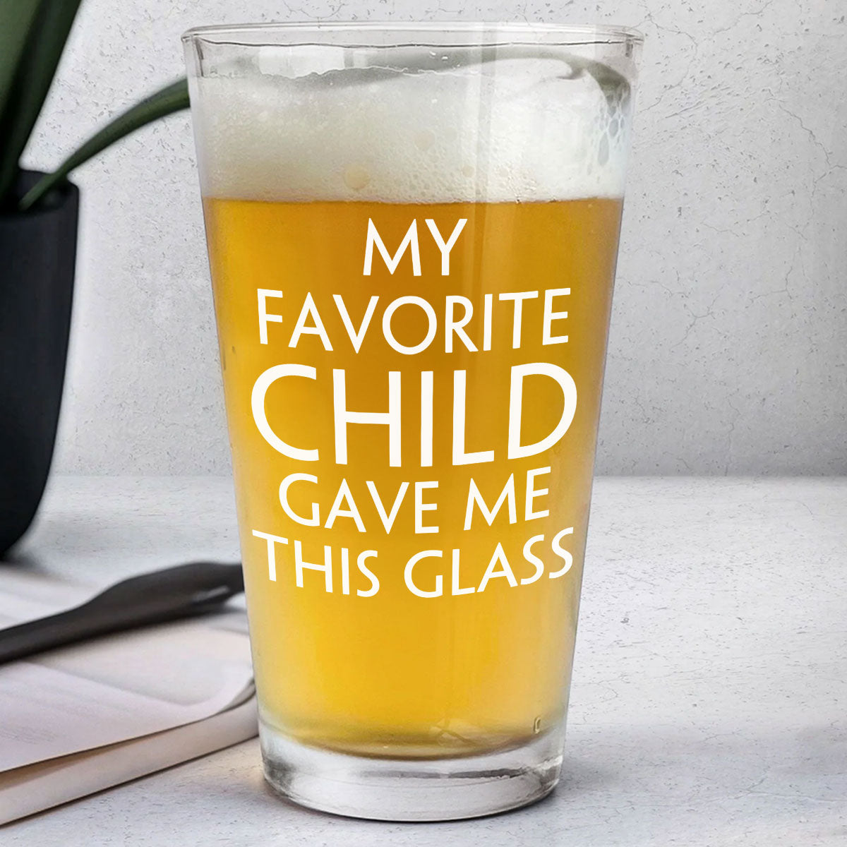 Amazing Dad - Personalized Custom Beer Glass